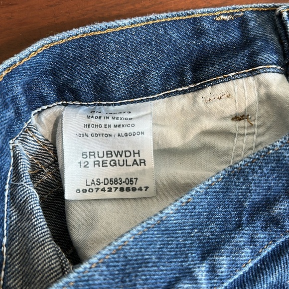 🤠 Classic Vintage Rustler Boy’s Blue Jeans 24x25 - Picture 6 of 6